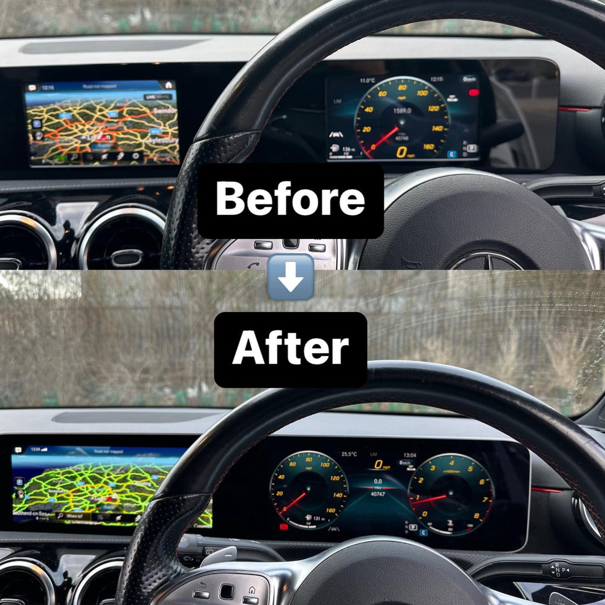 Merced's Screen A Class Transforming the Mercedes A-Class Experience with 10.25