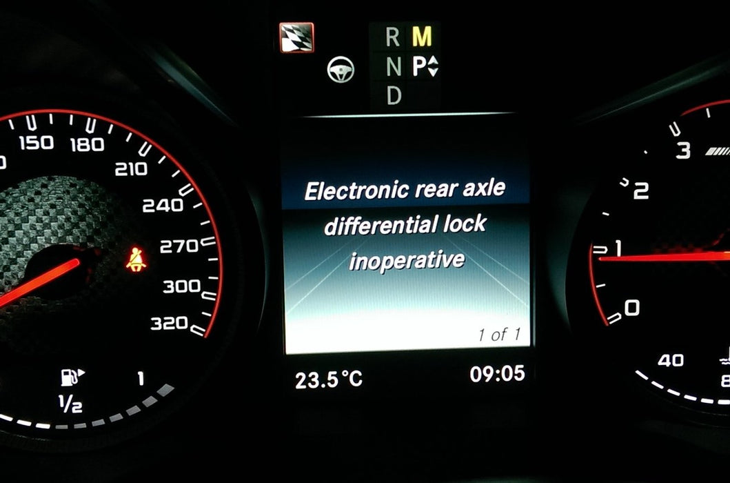 AMG Electronic Rear Axle Differential(eDiff) Error Disable